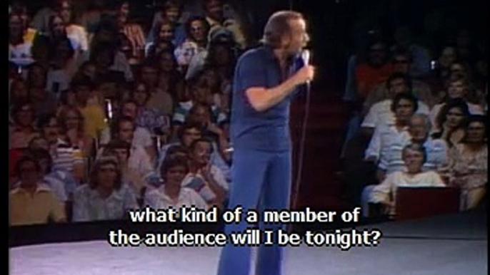 George Carlin - On Location : George Carlin at Phoenix 1/2 - Stand Up Comedy