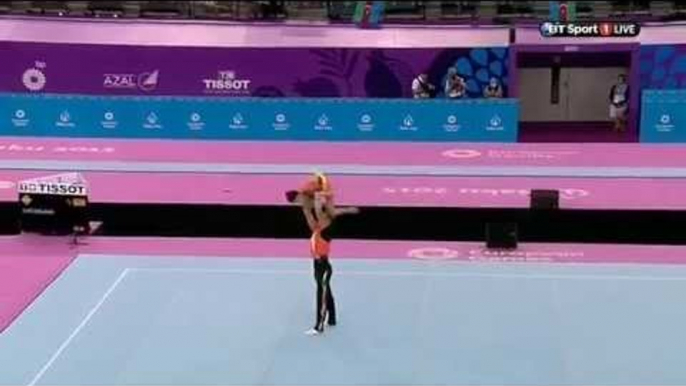 Baku 2015: Mixed Pair Qualifying Rounds- Acrobatic Gymnastics