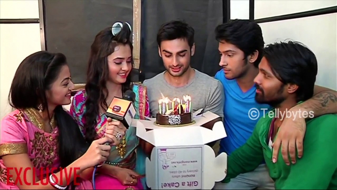 Varun Kapoor aka Sanskar of SWARAGINI celebrates his birthday with cast of Swaragini