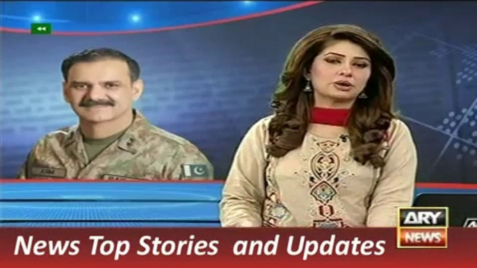 ARY News Headlines 21 November 2015, DG ISPR Asim Saleem Bajwa Media Talk in USA