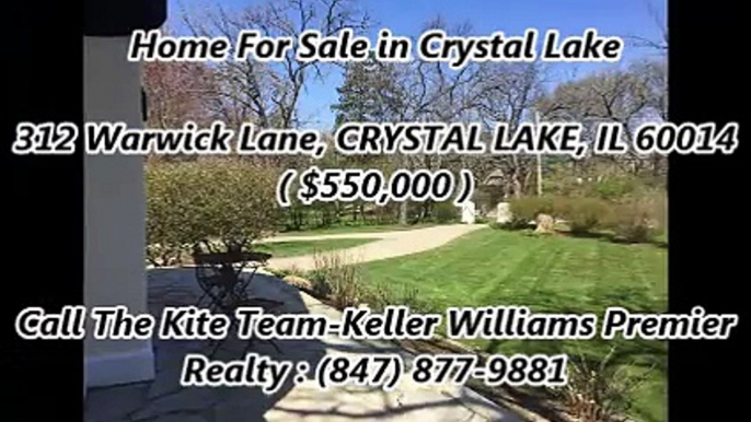 Crystal Lake Homes For Sale by The Kite Team-Keller Williams Premier Realty 312 Warwick Lane, CRYSTAL LAKE, IL 60014