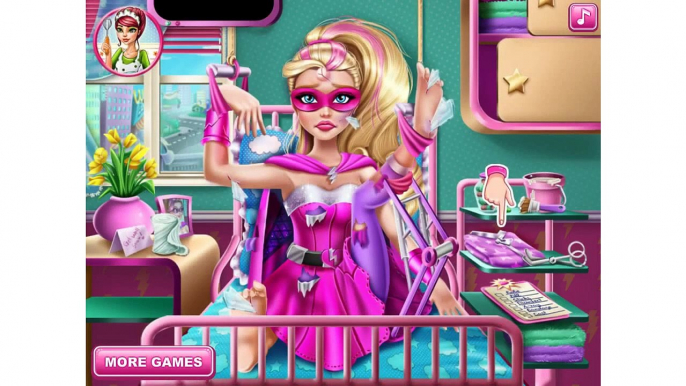 NEW Super Sparkle Video Super Barbie Hospital Recovery NEW Movie Games For Kids For Girls