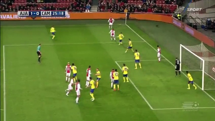 Jöel Veltman goal - Ajax 1 - 1 Cambuur - 21_11_2015