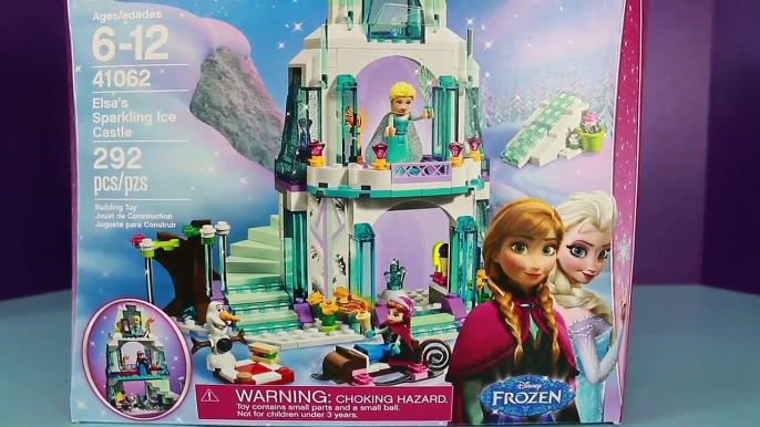 Elsa Frozen LEGO Disney Elsas Sparkling Ice Castle Palace Play Set Video Anna Olaf Legos