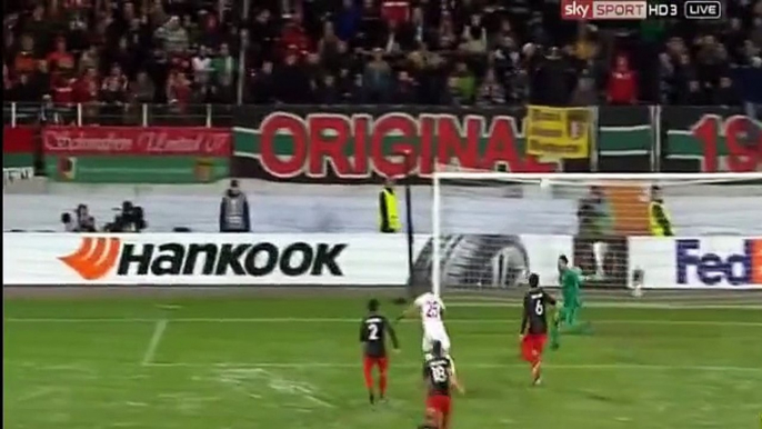 Raul Bobadilla Goal - Augsburg 2 - 1tAth Bilbao - 26_11_2015