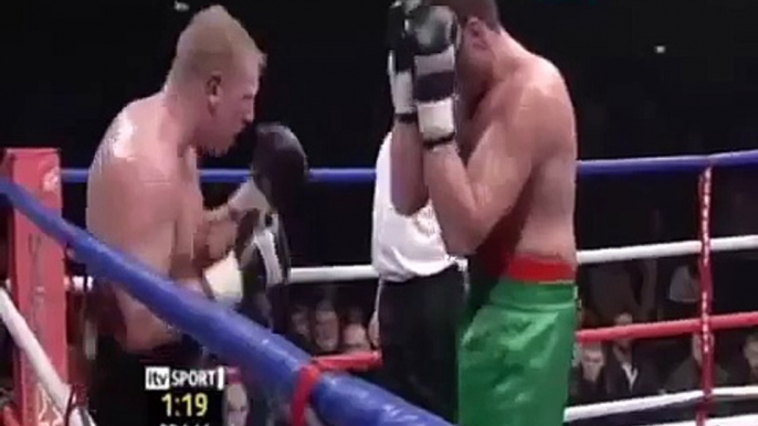 boxer punches himself in the face