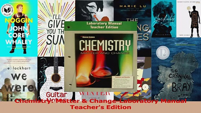 Read  Chemistry Matter  ChangeLaboratory Manual Teachers Edition PDF Free