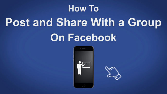 How To Post And Share With A Group On Facebook - Facebook Tip #21