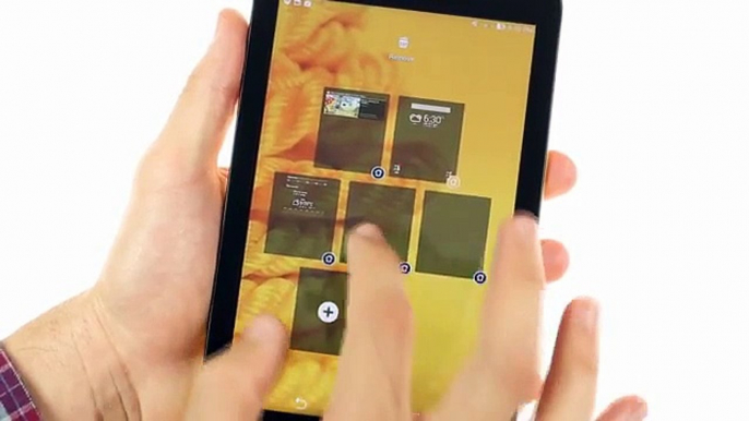 Asus Memo Pad 7 ME176C  user interface