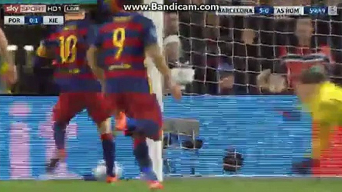 Lionel Messi Amaizing HattRick - Barcelona 6-0 As Roma - 24-11-2015