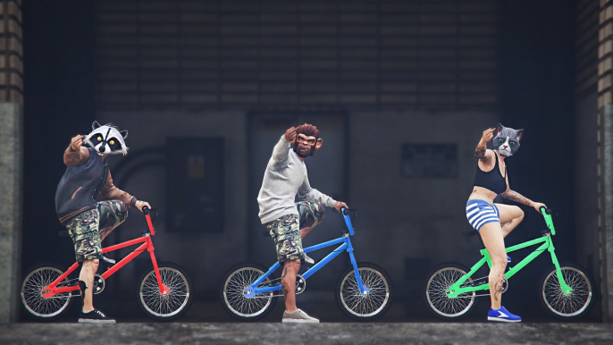 GTA 5 BMX MONTAGE "Gods" (GTA 5 BMX Stunts Cinematic Montage)