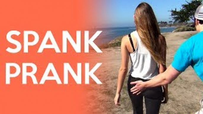 Spank Prank Must watch Tap/slap on her Ass