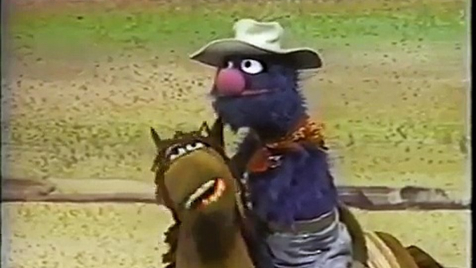 Classic Sesame Street Marshal Grover at the Short Branch Cafe