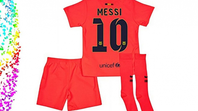 2014-15 Barcelona Away Mini Kit (Messi 10)