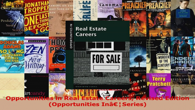 Read  Opportunities in Real Estate Careers Revised Edition Opportunities InâSeries Ebook Free