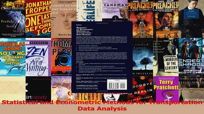 PDF Download  Statistical and Econometric Methods for Transportation Data Analysis PDF Full Ebook