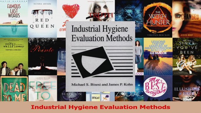 PDF Download  Industrial Hygiene Evaluation Methods PDF Online