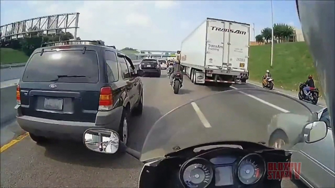 AMAZING-Motorcycle-ACCIDENT-Bike-VS-Truck-Biker-Hits-Semi-18-Wheeler-Motor-CRASH-Video-FAIL-ROC-2015