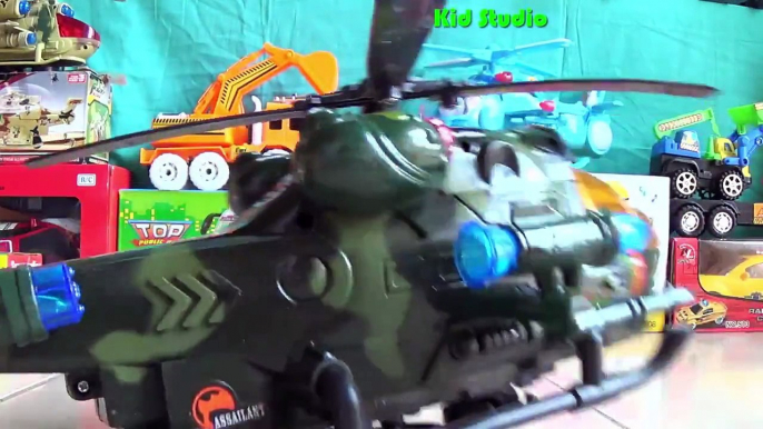 Helicopter Military Aircraft toy Child toy spinning