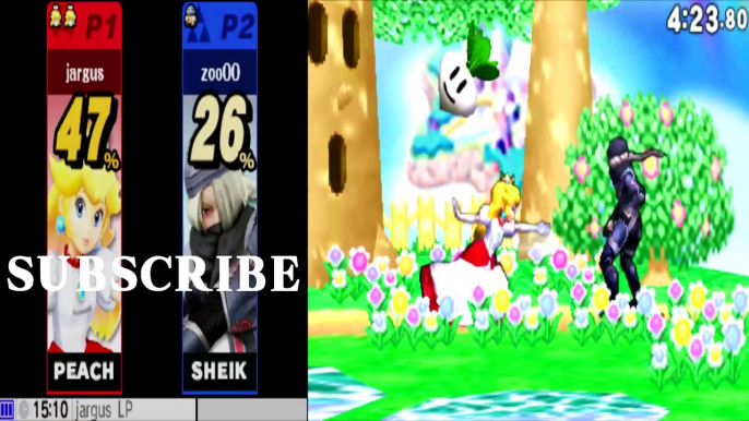 Peach VS Sheik 2 - Super Smash Bros 4