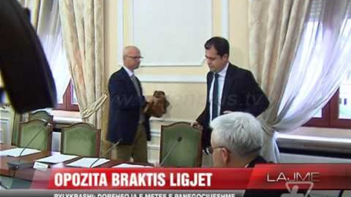 Opozita braktis Komisionin e Ligjeve - News, Lajme - Vizion Plus