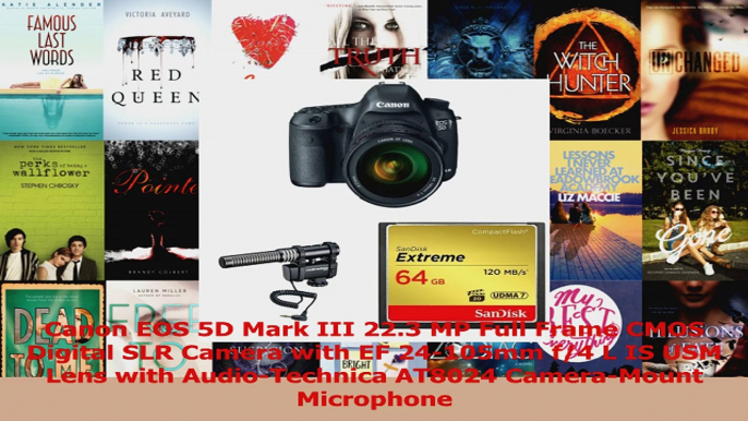 BEST SALE  Canon EOS 5D Mark III 223 MP Full Frame CMOS Digital SLR Camera with EF 24105mm f4 L IS