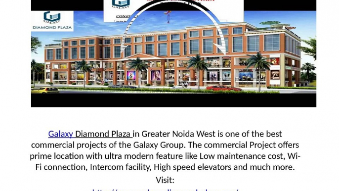 Galaxy Diamond Plaza Noida Extension Office Space