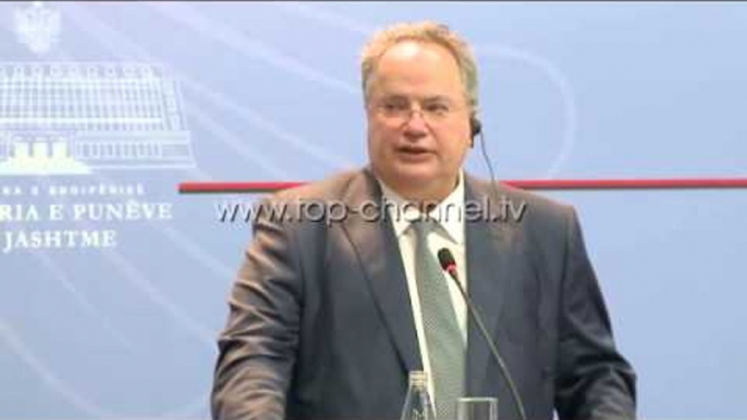 Bushati-Kotzias: Vullnet për zgjidhjen e problemeve të përbashkëta - Top Channel Albania - Lajme