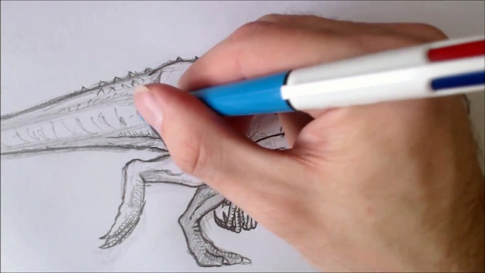 How to Draw Indominus Rex Scales Jurassic World