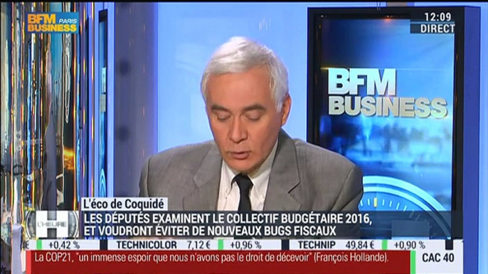 Patrick Coquidé : Les députés réexaminent le collectif budgétaire 2016 pour éviter un nouveau bug fiscal – 30/11