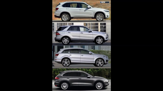 New BMW X5 vs. Mercedes Benz ML vs. Audi Q7 vs. Porsche Cayenne Compare