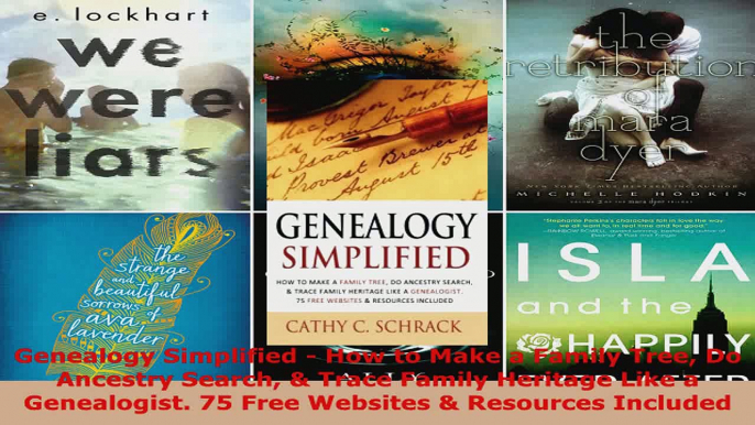 Read  Genealogy Simplified  How to Make a Family Tree Do Ancestry Search  Trace Family EBooks Online