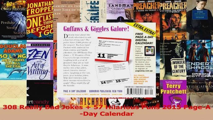 PDF Download  308 Really Bad Jokes  57 Hilarious Puns 2015 PageADay Calendar Download Full Ebook