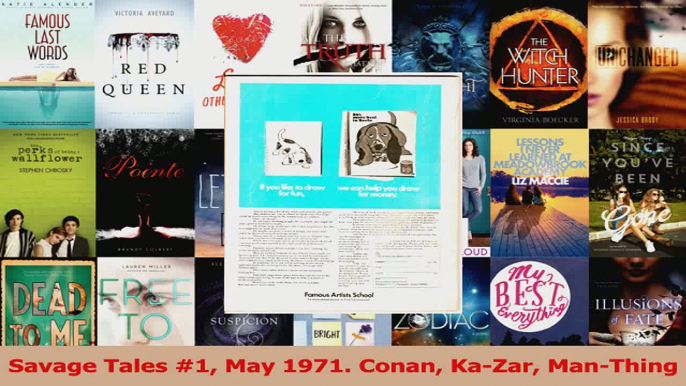 Read  Savage Tales 1 May 1971 Conan KaZar ManThing PDF Free