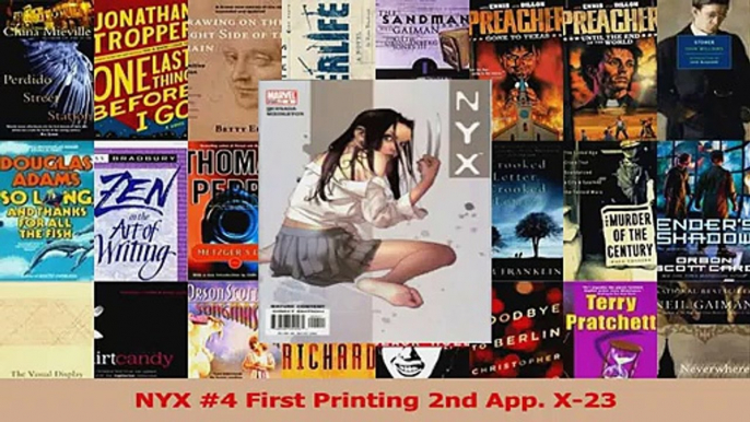 Read  NYX 4 First Printing 2nd App X23 Ebook Free