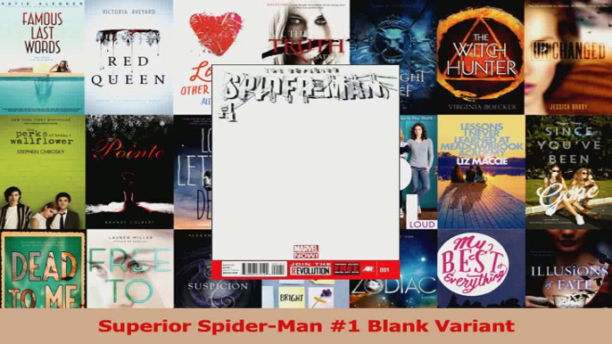 Read  Superior SpiderMan 1 Blank Variant Ebook Free