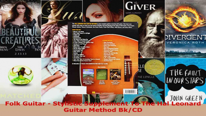 Download  Folk Guitar  Stylistic Supplement To The Hal Leonard Guitar Method BkCD Ebook Free