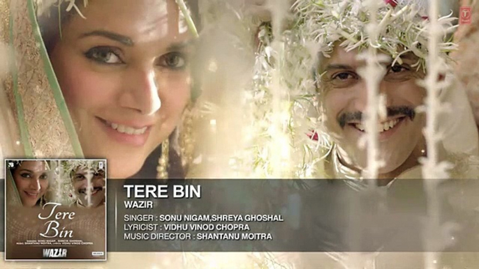 'TERE BIN' Full AUDIO song - Wazir - Farhan Akhtar, Aditi Rao Hydari - Sonu Nigam, Shreya Ghoshal