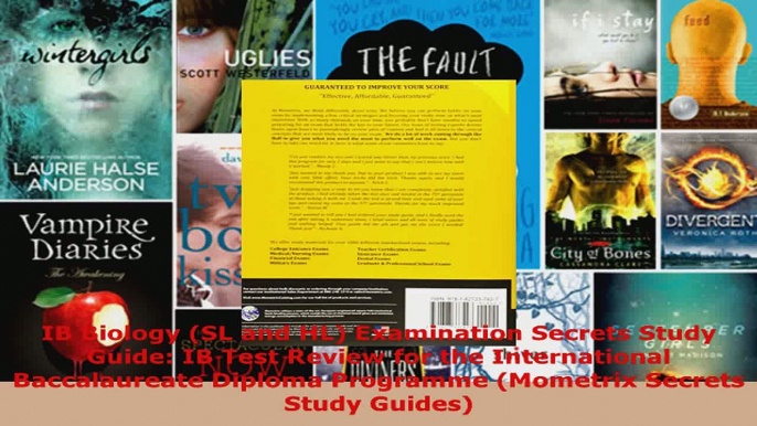 Download  IB Biology SL and HL Examination Secrets Study Guide IB Test Review for the Ebook Online