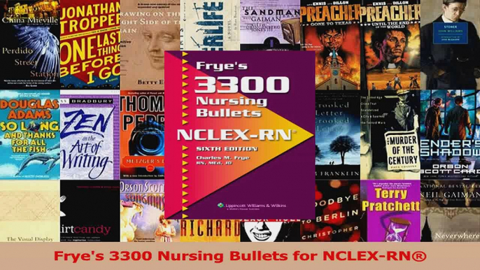 Fryes 3300 Nursing Bullets for NCLEXRN Download