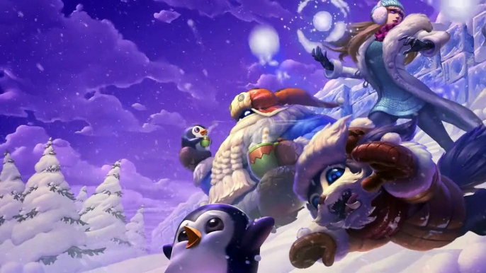 Solstice d'hiver Noël 2015 Login Theme - League of Legends
