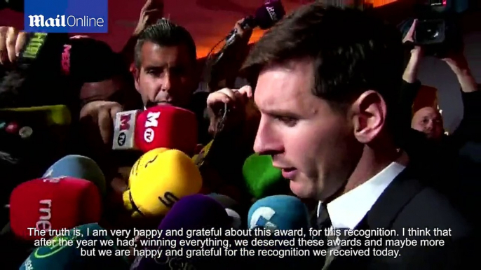 Messi refuses to take credit away from Ronaldo at LFP Awards