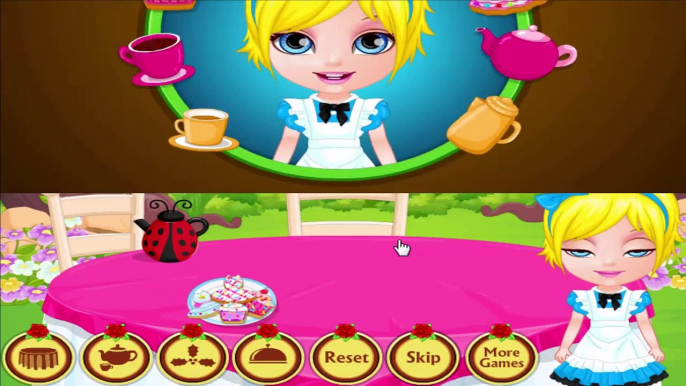 Baby Barbie Game Movie l Baby Barbie Tea Party l Girl Games l Dora the Explorer