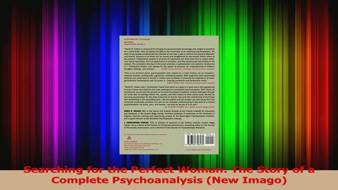 PDF Download  Searching for the Perfect Woman The Story of a Complete Psychoanalysis New Imago PDF Full Ebook