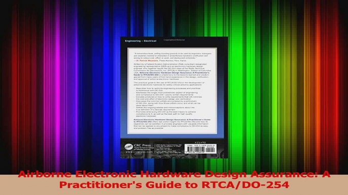 PDF Download  Airborne Electronic Hardware Design Assurance A Practitioners Guide to RTCADO254 Download Full Ebook