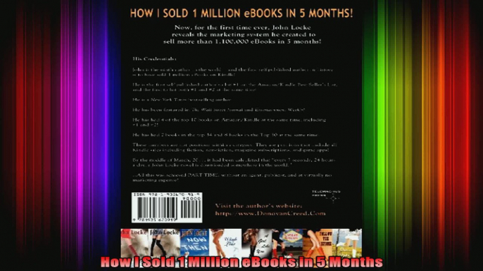 How I Sold 1 Million eBooks in 5 Months