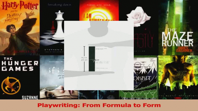 PDF Download  Playwriting From Formula to Form PDF Online