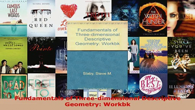 Read  Fundamentals of Threedimensional Descriptive Geometry Workbk Ebook Online