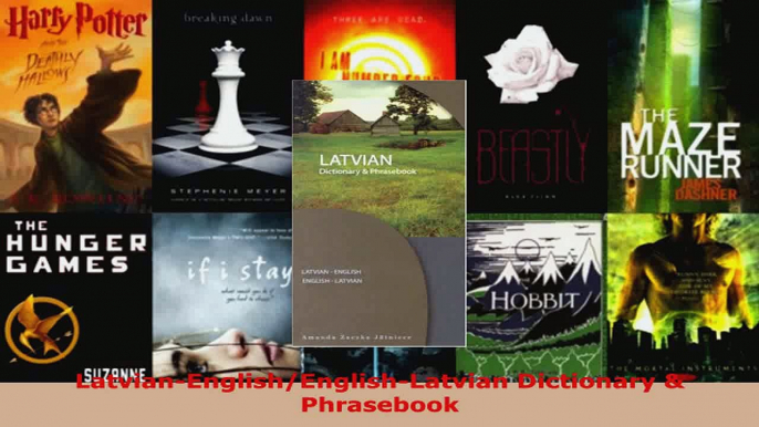 Read  LatvianEnglishEnglishLatvian Dictionary  Phrasebook Ebook Free