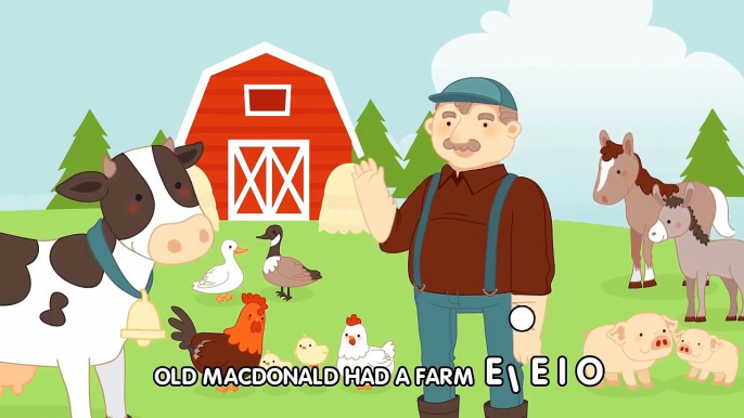 Old MacDonald Had a Farm Nursery Rhyme with Lyrics - Popular Nursery Rhymes and Songs for